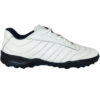 SM-SM4-F5-TF-5-LIS-2 Sm4 Botines De Cuero Blanco Fútbol 5