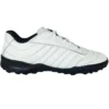 Sm4 Botines De Cuero Blanco Fútbol 5