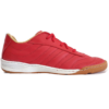 Sm4 Botines Futsal De Cuero Rojo Suela Caramelo