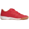 Sm4 Botines Futsal De Cuero Rojo Suela Caramelo