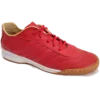 Sm4 Botines Futsal De Cuero Rojo Suela Caramelo